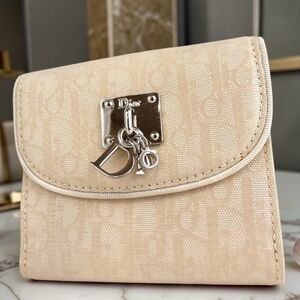 DIOR Trotter Canvas/Leather Bifold Wallet 😍💖